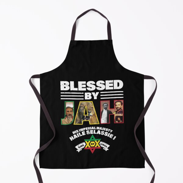 Item preview, Blessed by Jah Haile Selassie I designed and sold by RastaMerch.