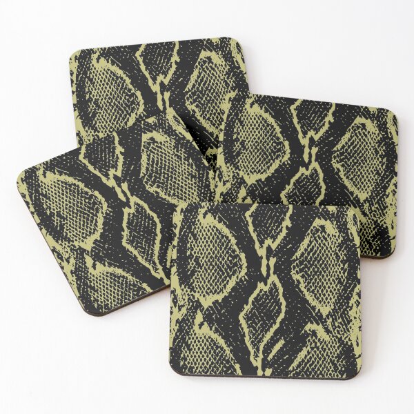 Item preview, Khaki and Black Python Skin Design designed and sold by DesignFantazia.
