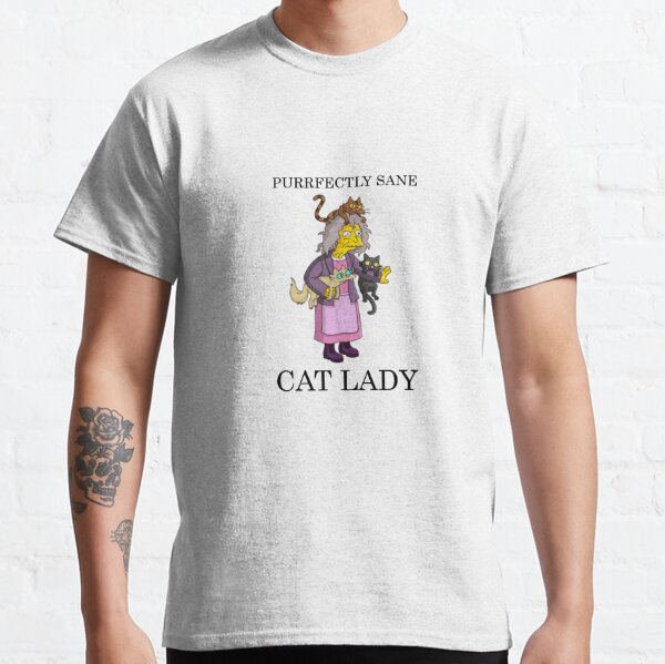 Purrfectly Sane Cat Lady Classic T-Shirt