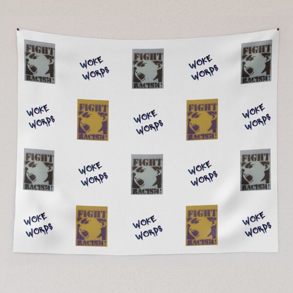 Item preview, WOKEWORDS - FIGHT RACISM designed and sold by WokeWords.