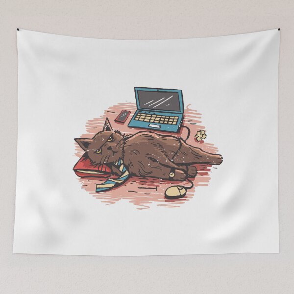 Item preview, Home office cat designed and sold by DerSenat.