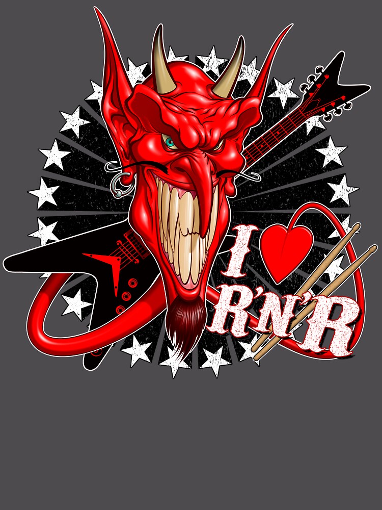 Thumbnail 6 of 6, Premium Oversized Sweatshirt, I ❤ R'n'R designed and sold by ideacrylic.