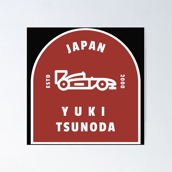 Item preview, Yuki Tsunoda F1 Racing designed and sold by CynthSky.