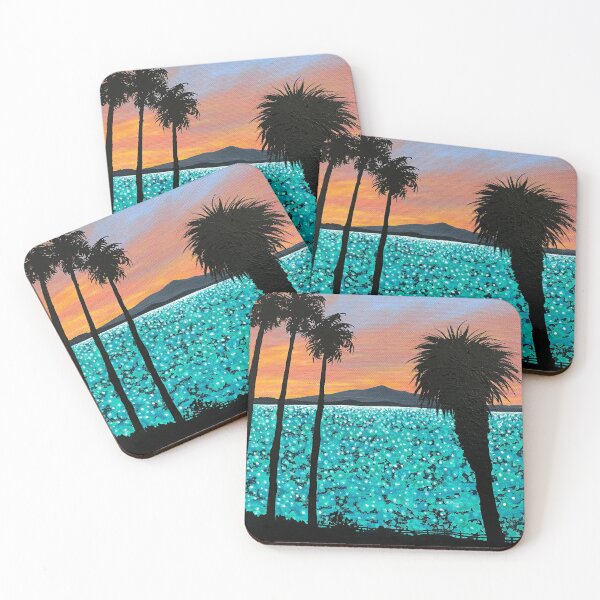 Sunset over Gulaga Coasters (Set of 4)