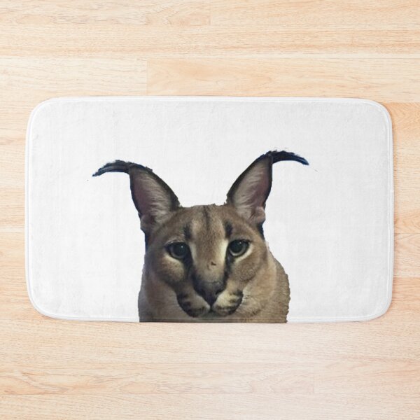 Big Floppa Caracal Cat Funny Meme Gaming Mouse Pad Custom Design