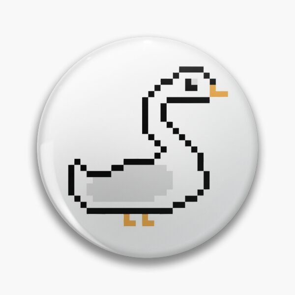 Item preview, Pixel Art Domestic Goose designed and sold by Sauropsida.