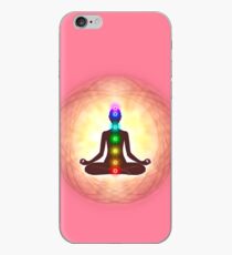 Chakra Meditation Print iPhone Case