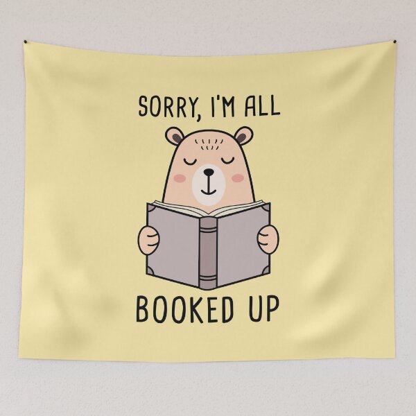 Item preview, Sorry, I'm All Booked Up designed and sold by TashaVector.