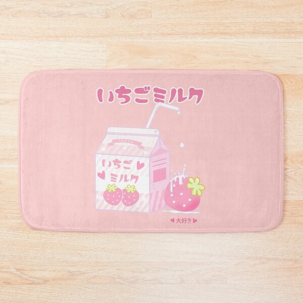 Item preview, Japanese Aesthetics Kawaii Strawberry Milk Shake designed and sold by sunnyhou.
