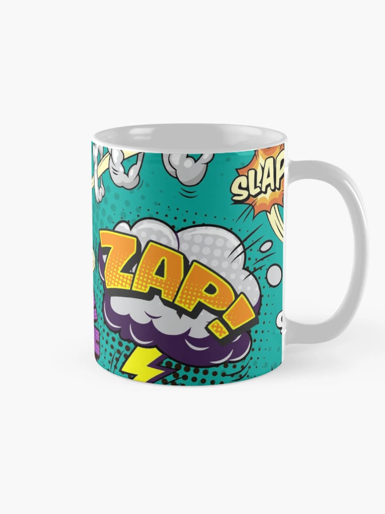 Thumbnail 3 of 6, Coffee Mug, Comic Pattern designed and sold by EVERTEESLOVER.