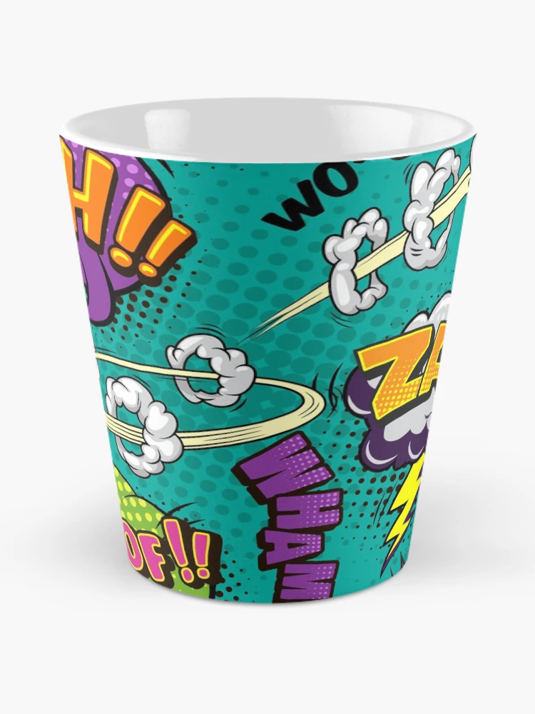 Thumbnail 2 of 4, Coffee Mug, Comic Pattern designed and sold by EVERTEESLOVER.