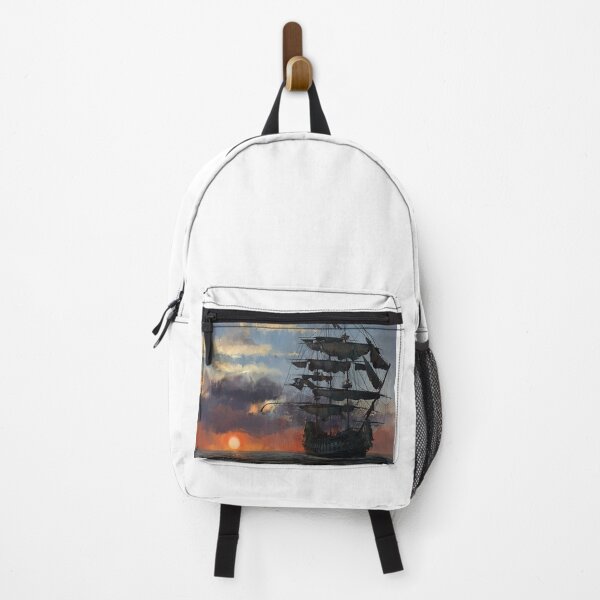 Item preview, Pirate ship in the sunset designed and sold by MrCsStores.