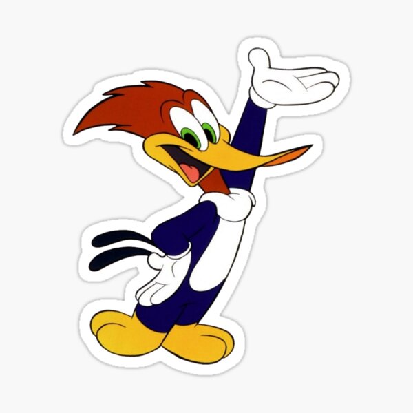 Woody Woodpecker,cartoon Sticker