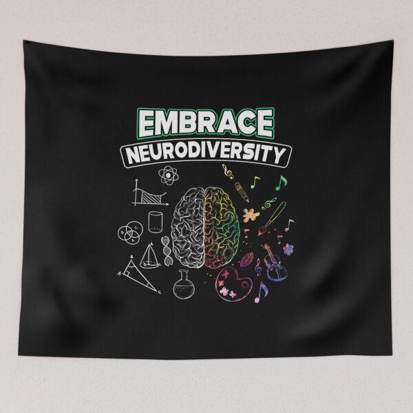 Item preview, Embrace Neurodiversity Brain Voice For Autism Awareness Fun designed and sold by Placidobarbosa.