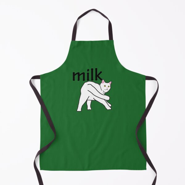 Item preview, white cat milk design, lovely cat. designed and sold by dadamda.