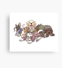 Lienzo Hamilton Musical x Broadway Dogs