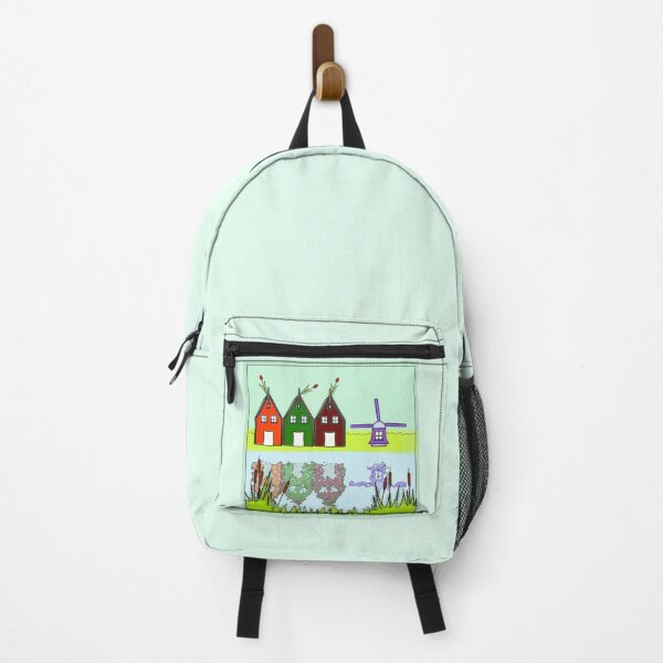 Item preview, Tulip Houses by the Lake designed and sold by KittyPolka.