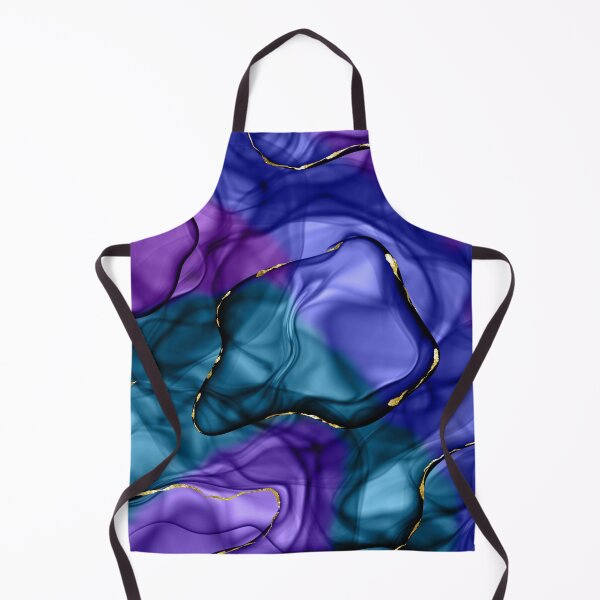 Item preview, Unicorn Ink Purple Blue Teal Background designed and sold by GeeHanz.