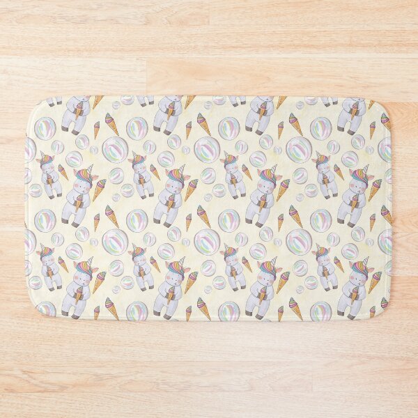 Item preview, Unicorn ice cream pattern designed and sold by Tania Steyn.