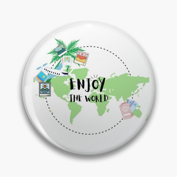 Item preview, 'ENJOY THE WORLD' designed and sold by Vivienne0161.