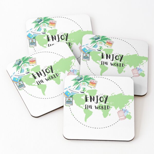 Item preview, 'ENJOY THE WORLD' designed and sold by Vivienne0161.
