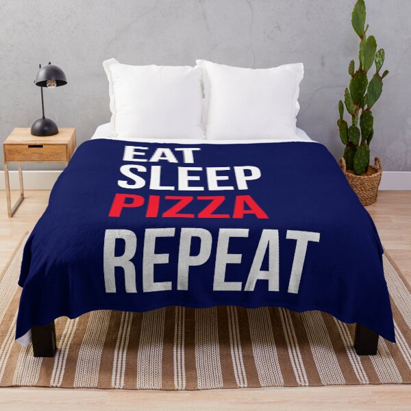 Item preview, Eat Sleep Pizza Repeat designed and sold by CatArtStore.