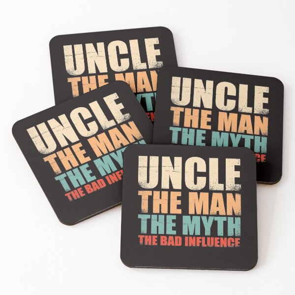 Item preview, Uncle The Man The Myth The bad influence vintage gift  designed and sold by Majesticoo.