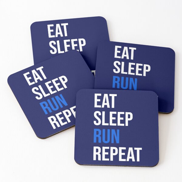 Item preview, Eat Sleep Run Repeat designed and sold by CatArtStore.