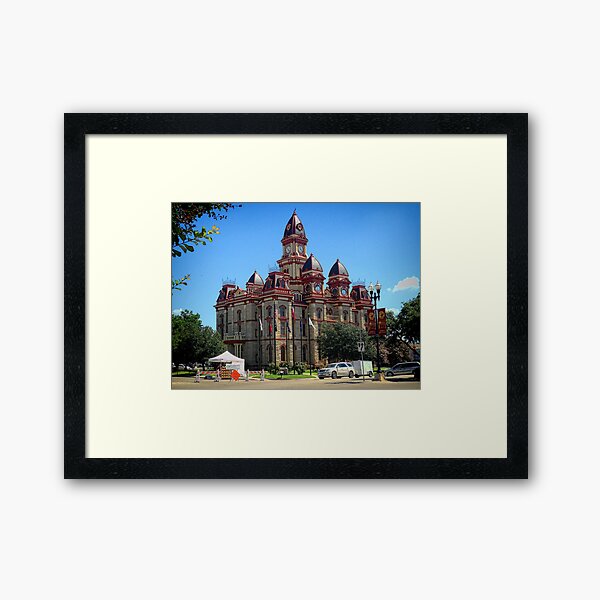 Item preview, Lockhart Texas, County Courthouse on Farmers Market Day designed and sold by Jack McCabe.