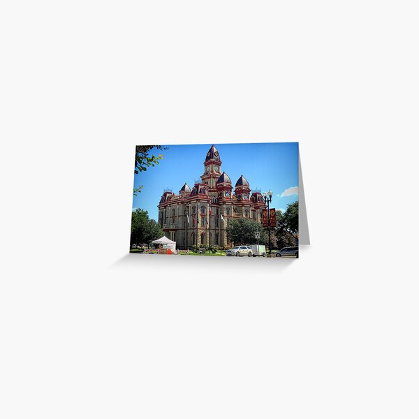 Item preview, Lockhart Texas, County Courthouse on Farmers Market Day designed and sold by Jack McCabe.