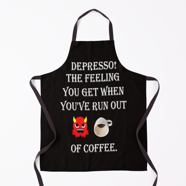 Item preview, Depresso! The feeling you get when you've run out of Coffee. designed and sold by LiveToLearn.