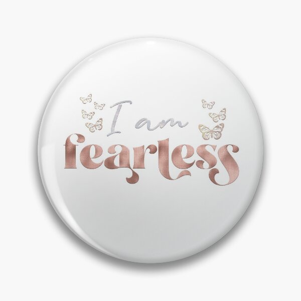 Item preview, I am fearless (Rose Gold Glitter) designed and sold by squishyrainbow.