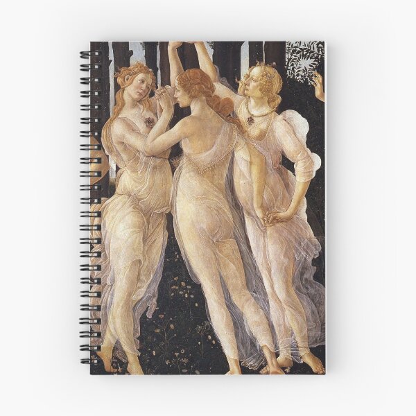 Artikelvorschau, Botticelli Die drei Grazien Italienische Renaissance Dark Academia Ästhetik entworfen und verkauft von Freshfroot.
