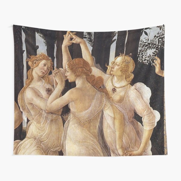Aperçu de l'œuvre Botticelli The Three Graces Italian Renaissance Dark Academia Esthétique créée et vendue par Freshfroot.