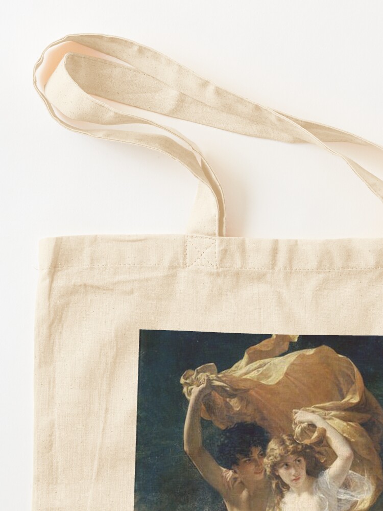 The Storm by Pierre Auguste Cot Renaissance Art Tote Bag for Sale