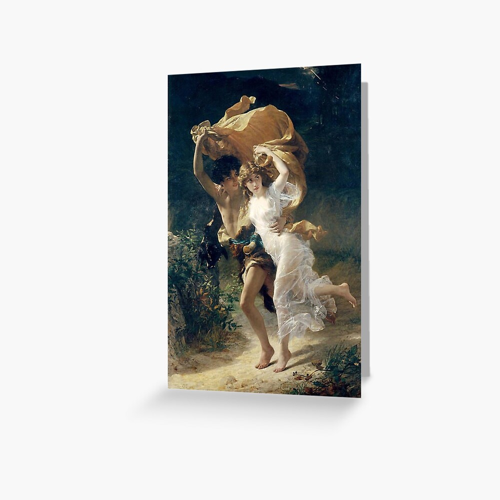 The Storm by Pierre Auguste Cot Renaissance Art Tote Bag for Sale