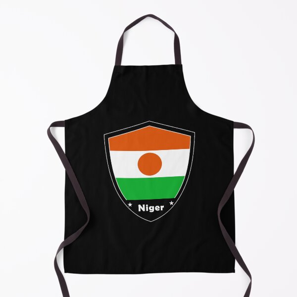 Item preview, Niger Flag Badge designed and sold by Gina-Driada.