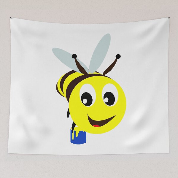 Item preview, cute wholesome bee Sticker designed and sold by FrewinMason.