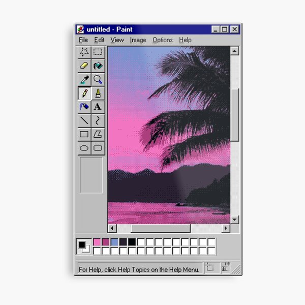 MS Sunset Metal Print