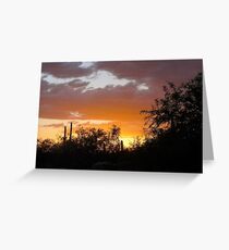 Arizona Sunset Greeting Card