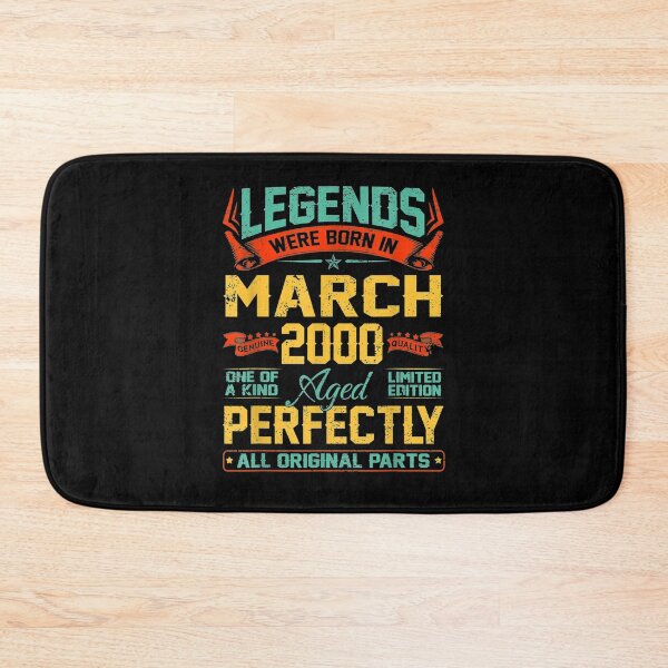 Item preview, Legends Were Born In March 2000 20th Birthday Gifts  designed and sold by mylahKristian.