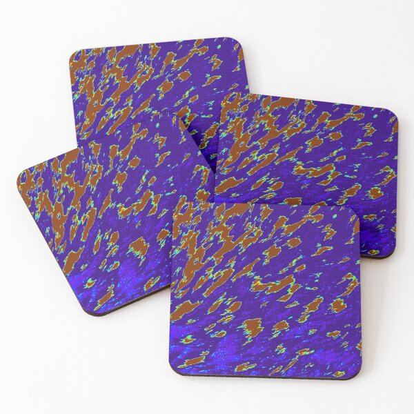 Item preview, COBALT BLUE AND PURPLE & BROWN  SPECKLE HIDE    designed and sold by Opalbluerose.