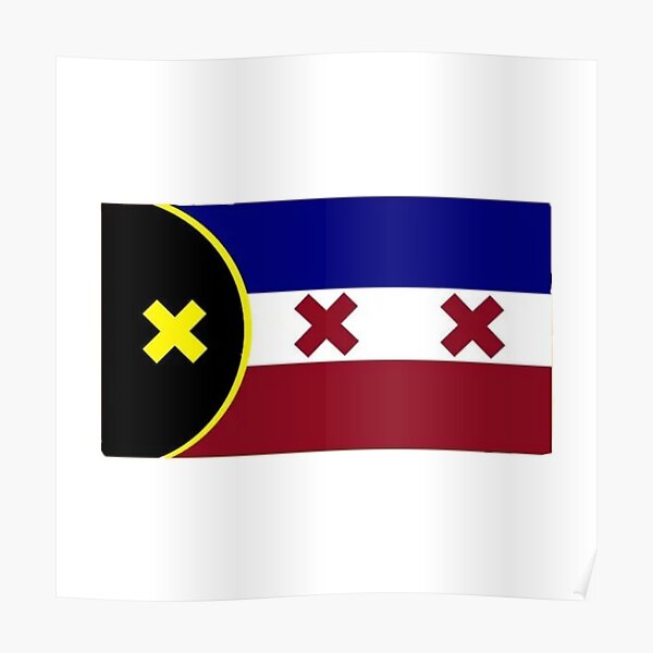 Lmanburg Flag Technoblade Wall Art | Redbubble