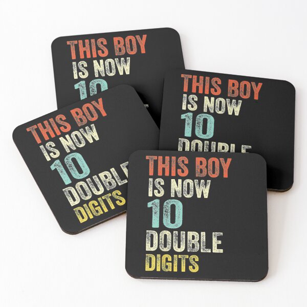 Item preview, This Boy Is Now 10 Double Digits Birthday Boy 10 Years Old  designed and sold by mylahKristian.