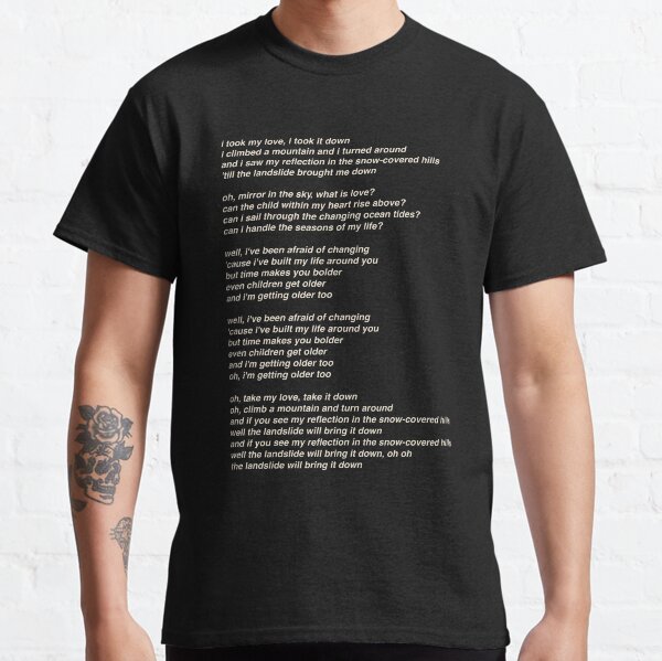 Deslizamiento de tierra por Fleetwood Mac Camiseta clásica