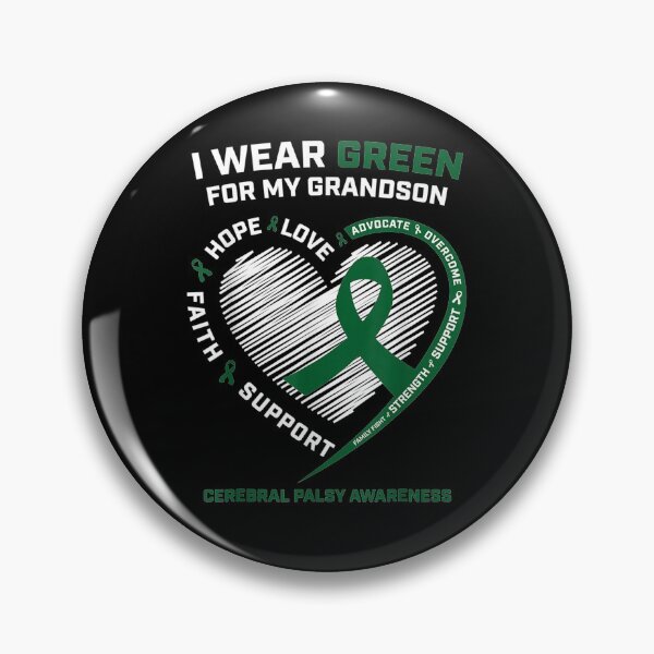 Item preview, Men Women I Wear Green For Grandson Cerebral Palsy Awareness  designed and sold by sariyahharry.