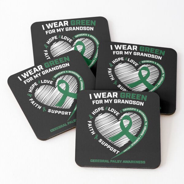 Item preview, Men Women I Wear Green For Grandson Cerebral Palsy Awareness  designed and sold by sariyahharry.
