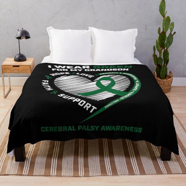 Item preview, Men Women I Wear Green For Grandson Cerebral Palsy Awareness  designed and sold by sariyahharry.