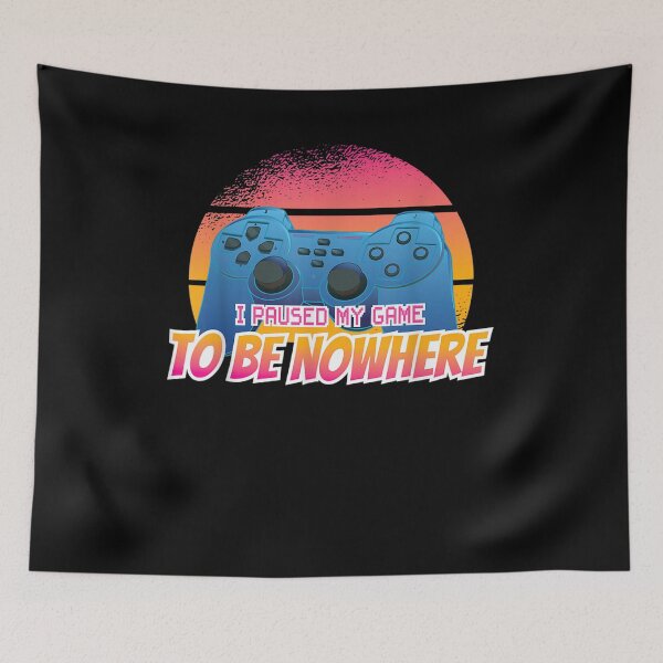 Item preview, I Paused My Game To Be Nowhere Funny Video Game Controller  designed and sold by mylahKristian.