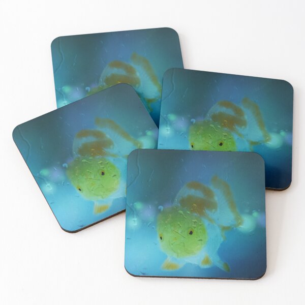 Item preview, Digital Watercolor Oranda Goldfish designed and sold by ArtsAura.